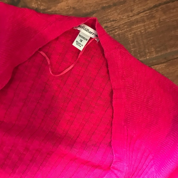 Pink Croft‎ & Barrow Woman Size 1 Sweater Jacket - Picture 2 of 2